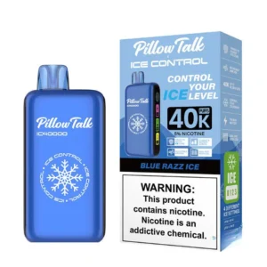 Buy Blue Razz Ice Pillow Talk Ice Control 40K Puffs