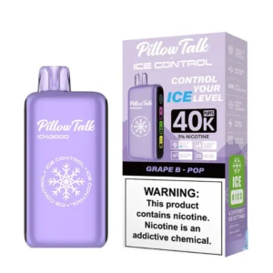 Buy Grape B - Pop Pillow Talk Ice Control 40K Puffs