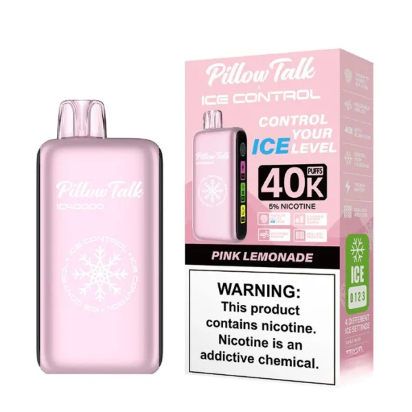 Buy Pink Lemonade Pillow Talk Ice Control 40K Puffs