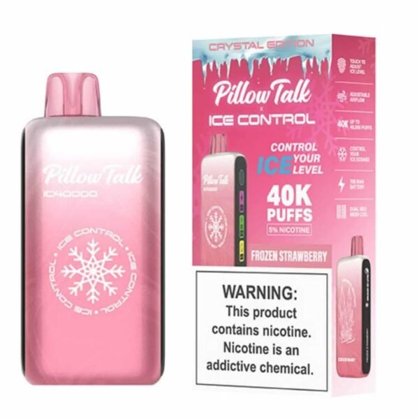Buy Frozen Strawberry Pillow Talk Ice Control 40K Puffs