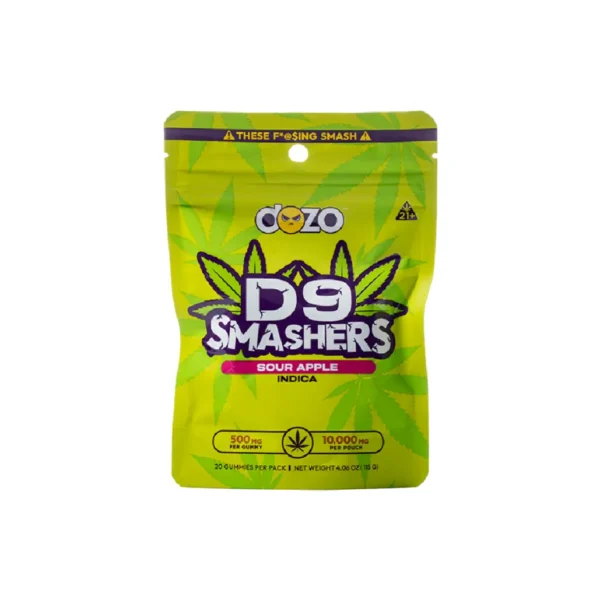 Sour Apple (Indica) - Dozo - D9 Smashers - 10000MG